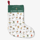 Patroon 12 dagen | Mijn eerste Kerstmis Kleine Kerstsok (Voorkant)