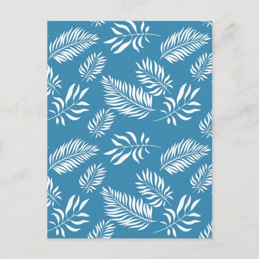 Patroon 13 bladeren briefkaart (Voorkant)