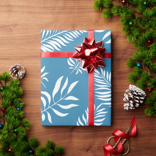 Patroon 13 bladeren cadeaupapier (Feestdagen Geschenken)