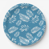 Patroon 13 bladeren papieren bordje (Voorkant)