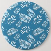 Patroon 13 bladeren ronde button 6,0 cm (Voorkant)