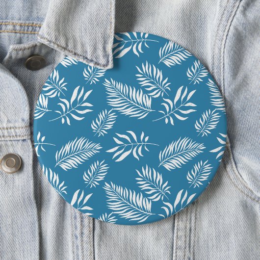 Patroon 13 bladeren ronde button 6,0 cm (In situ)