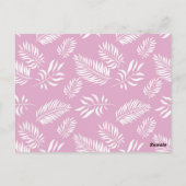 Patroon 15 bladeren briefkaart (Achterkant)