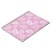 Patroon 15 bladeren notitieboek (Linkerzijde)