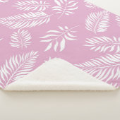 Patroon 15 bladeren sherpa deken (3/4)