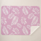 Patroon 15 bladeren sherpa deken (Voorkant (horizontaal))