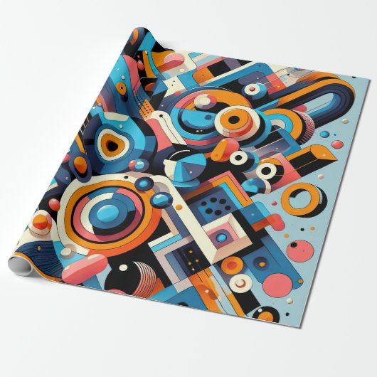 Patroon 1 cadeaupapier (Uitgerold)