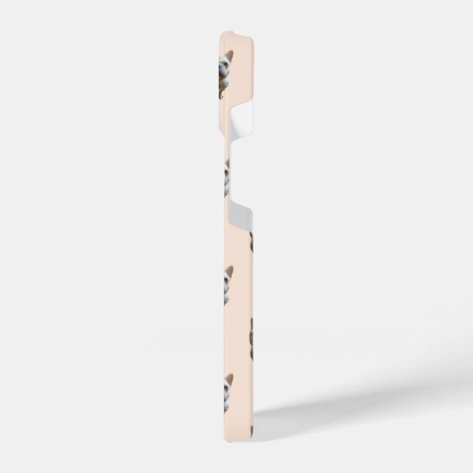 patroon_1_franse bulldog_1 iPhone case iPhone Hoesje (Linkerkant)