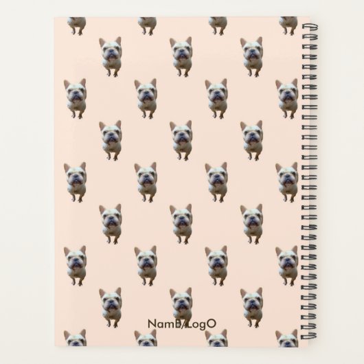 Patroon_1_Franse bulldog_1 Planner (Achterkant)