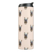 Patroon_1_Franse bulldog_1 Thermosbeker (Gedraaid links)