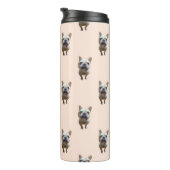 Patroon_1_Franse bulldog_1 Thermosbeker (Geroteerd rechts)