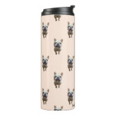 Patroon_1_Franse bulldog_1 Thermosbeker (Gedraaid links)