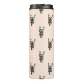Patroon_1_Franse bulldog_1 Thermosbeker (Achterkant)