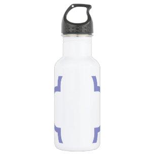 Patroon 1 van de klaver Violette Tulp Waterfles