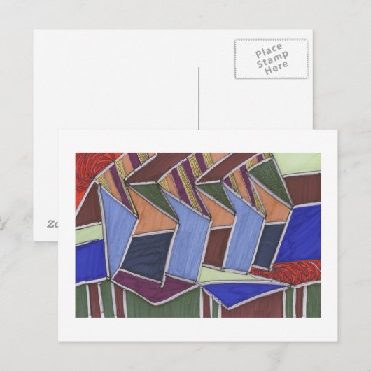 patroon - 2014/02 briefkaart (Voorkant / Achterkant)