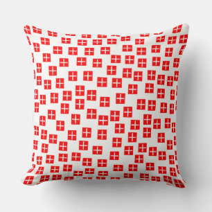 Patroon 270715 - Rood en wit Kussen