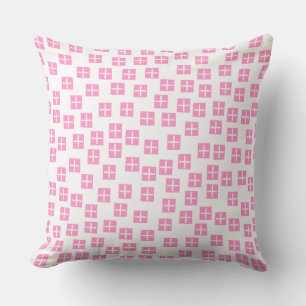 Patroon 270715 - Roze en wit Kussen