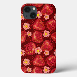 Patroon 2 2 van de aardbei Case-Mate iPhone case