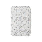 patroon 2 doedelen badmat (Voorkant Verticaal)