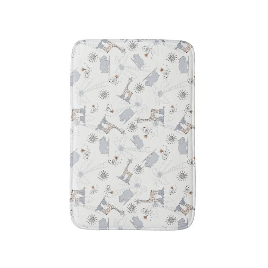 patroon 2 doedelen badmat (Voorkant Verticaal)