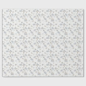 patroon 2 doedelen cadeaupapier (Vlak)