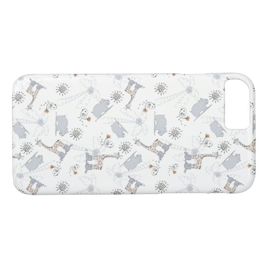 patroon 2 doedelen Case-Mate iPhone case (Achterkant (Horizontaal))