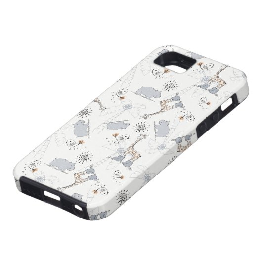 patroon 2 doedelen Case-Mate iPhone case (Onderkant)