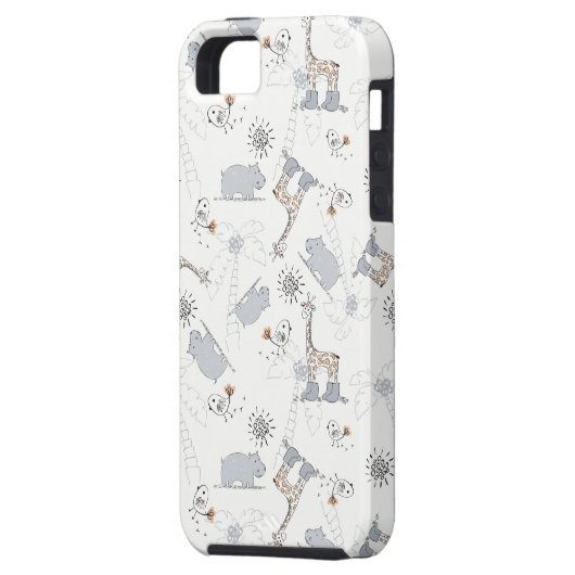 patroon 2 doedelen Case-Mate iPhone case (Achterkant Links)
