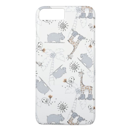 patroon 2 doedelen Case-Mate iPhone case (Achterkant)
