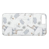 patroon 2 doedelen Case-Mate iPhone case (Achterkant (Horizontaal))