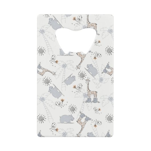 patroon 2 doedelen creditkaart flessenopener (Voorkant)