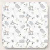 patroon 2 doedelen drankjes onderzetter (Voorkant)