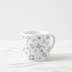 patroon 2 doedelen espresso kop