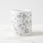 patroon 2 doedelen grote koffiekop (Voorkant)