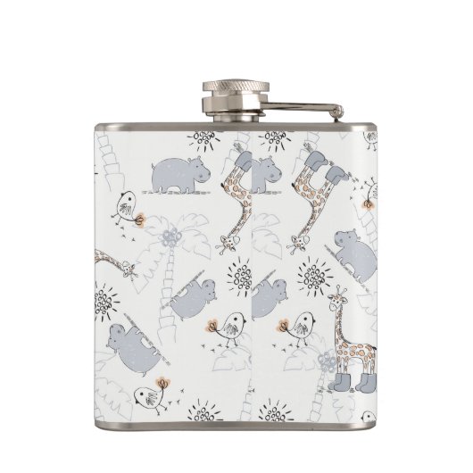 patroon 2 doedelen heupfles (Achterkant)