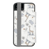 patroon 2 doedelen incipio iPhone portemonnee hoesje (Agenda Achterkant)