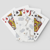 patroon 2 doedelen pokerkaarten (Achterkant)