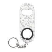 patroon 2 doedelen sleutelhanger flessenopener (Voorkant)