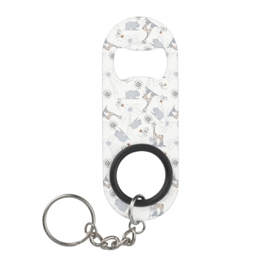 patroon 2 doedelen sleutelhanger flessenopener (Voorkant)