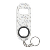 patroon 2 doedelen sleutelhanger flessenopener (Achterkant)