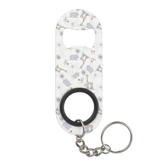 patroon 2 doedelen sleutelhanger flessenopener (Achterkant)