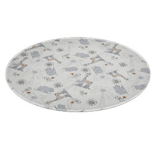 patroon 2 doedelen snijplank