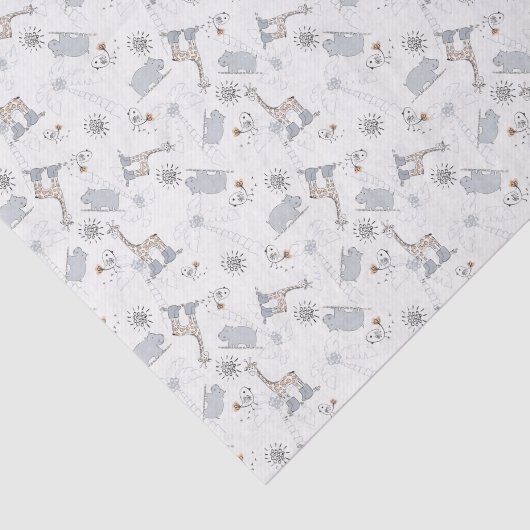 patroon 2 doedelen tissuepapier (Detail)