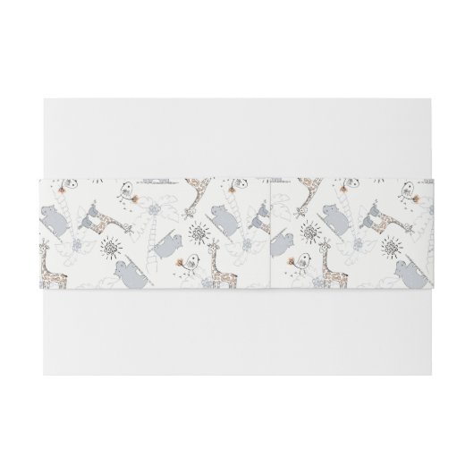 patroon 2 doedelen uitnodigingen wikkel (Achterkant Voorbeeld)