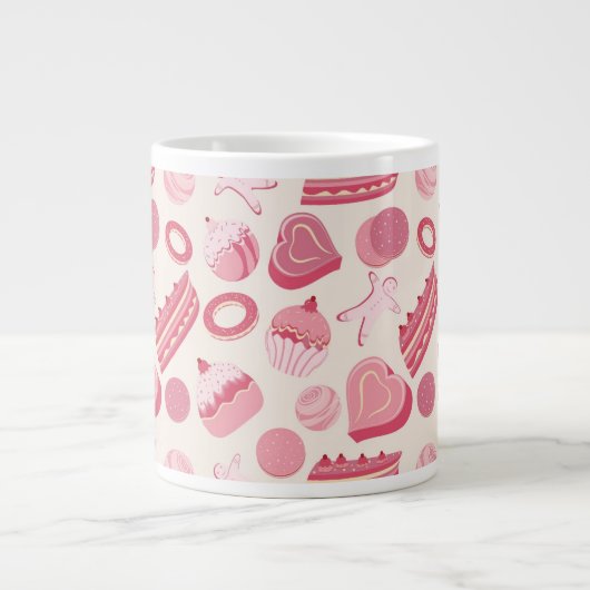 patroon 2 grote koffiekop (Voorkant)