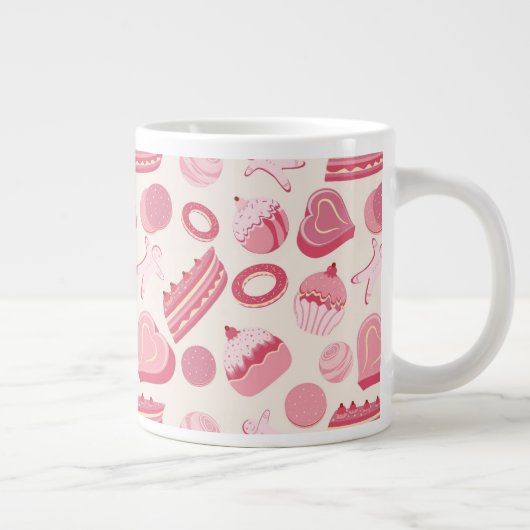 patroon 2 grote koffiekop (Rechts)