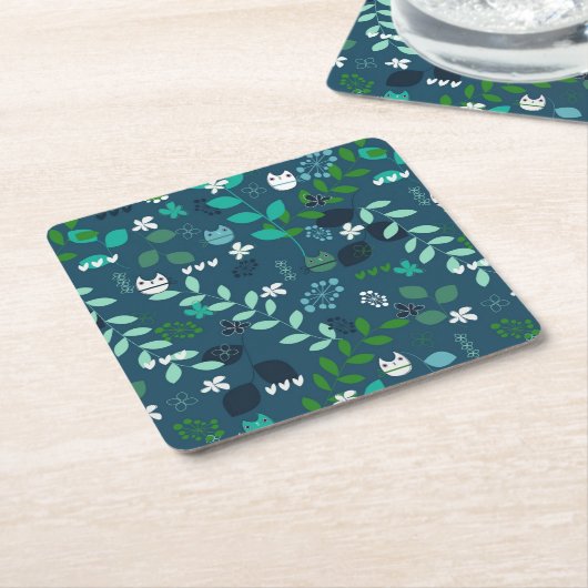 patroon 2 kartonnen onderzetters (Schuin)