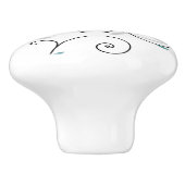 patroon 2 keramische knop (Zijkant)