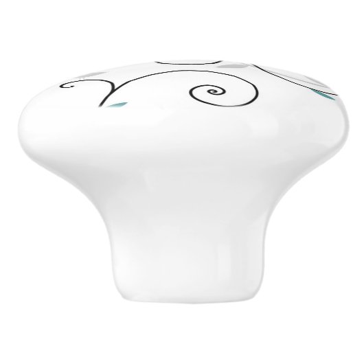 patroon 2 keramische knop (Zijkant)