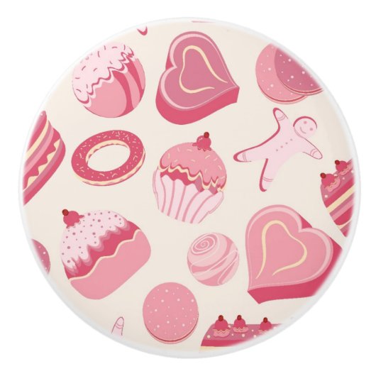 patroon 2 keramische knop (Voorkant)